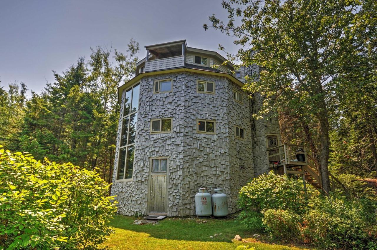 Вілла Dragonwood Castle On Waterfront With Stunning View Prospect Harbor Екстер'єр фото
